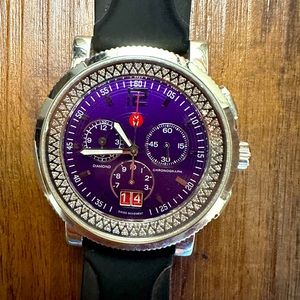 Michele Diamond Bezel Sport Watch